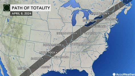 april total eclipse path of totality